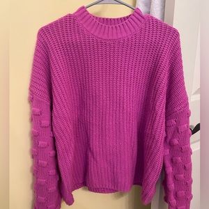 Hot Pink Sweater Size Small